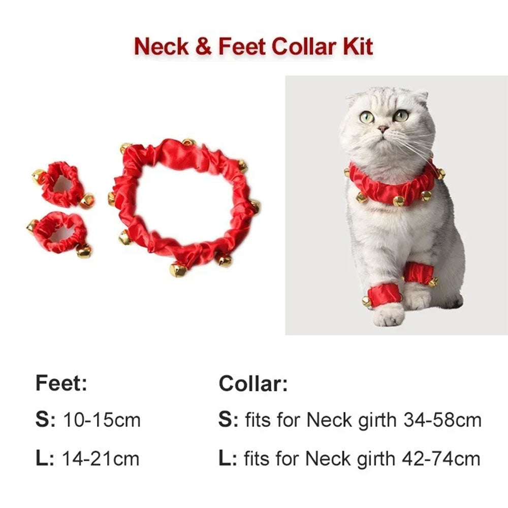 Christmas Santa Costume for Dogs and Cats | Warm Pet Clothes