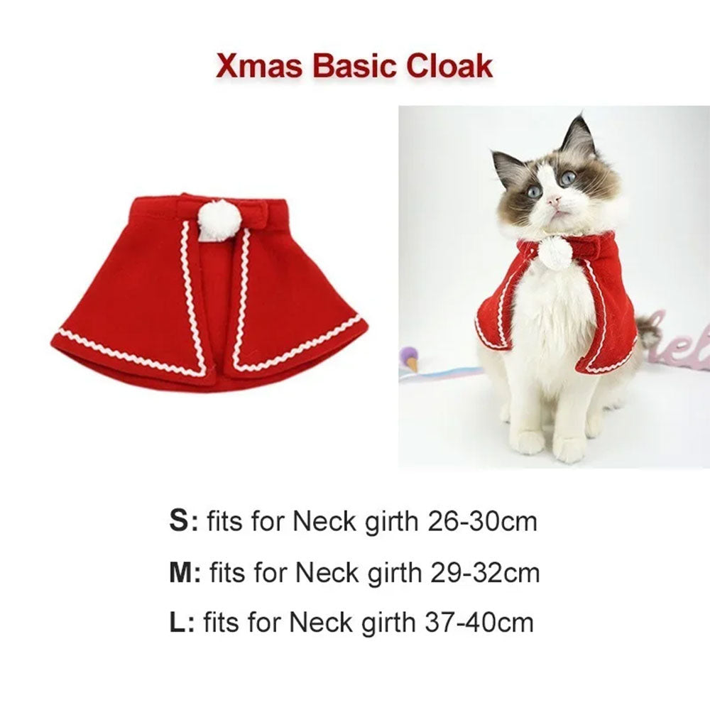 Christmas Santa Costume for Dogs and Cats | Warm Pet Clothes
