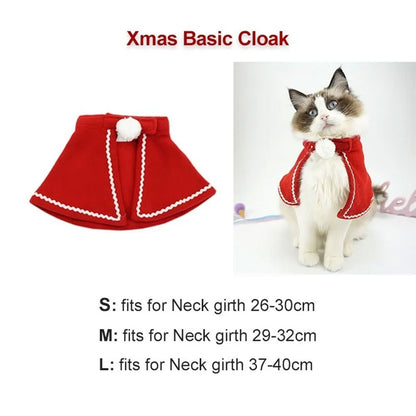 Christmas Santa Costume for Dogs and Cats | Warm Pet Clothes