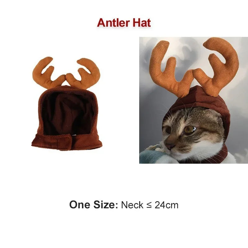 Christmas Santa Costume for Dogs and Cats | Warm Pet Clothes