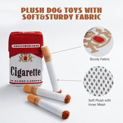 Giggle Cigarette Dog Toy, Squeaky Dog Toy, Funny Giggling