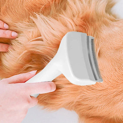 Dog & Cat Slicker Brush for Undercoat Deshedding & Dematting
