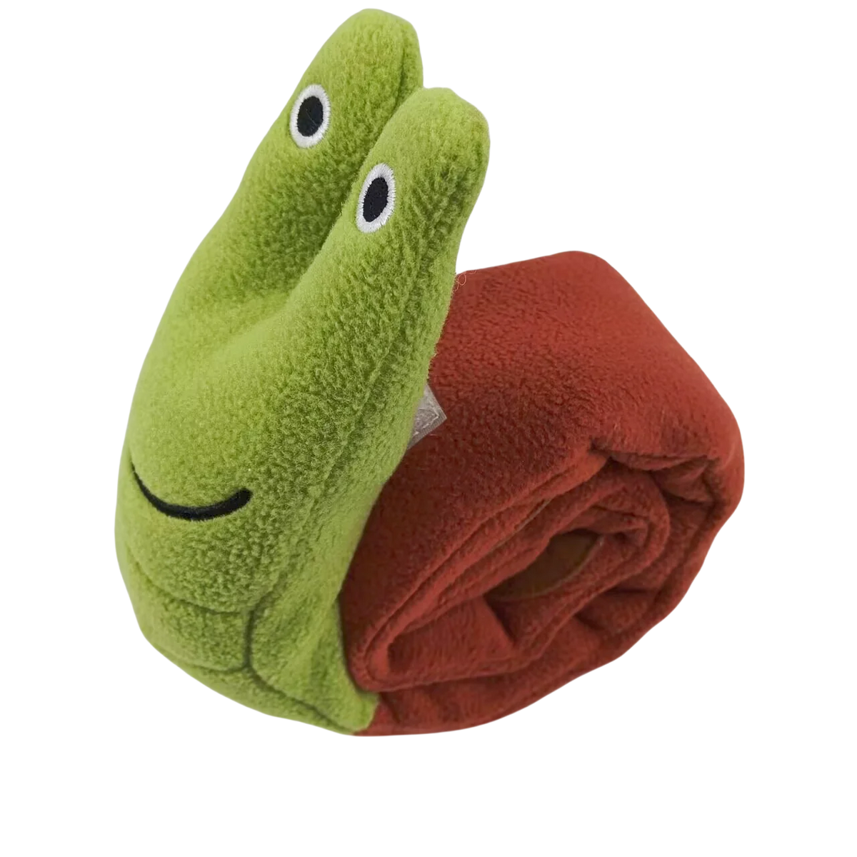 Dog Puzzle Feeder Indestructible Squeaky Plush Snail Toy