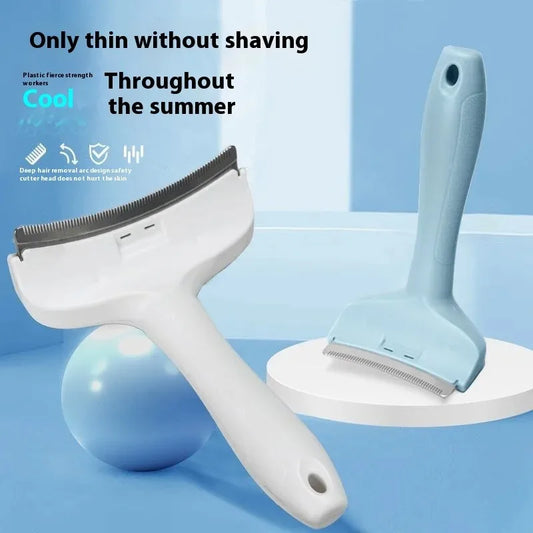 Dog & Cat Slicker Brush for Undercoat Deshedding & Dematting