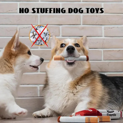 Giggle Cigarette Dog Toy, Squeaky Dog Toy, Funny Giggling