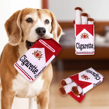 Giggle Cigarette Dog Toy, Squeaky Dog Toy, Funny Giggling
