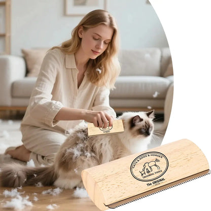 Dog and Cat Deshedding Brush for Short, Medium and Long Hair