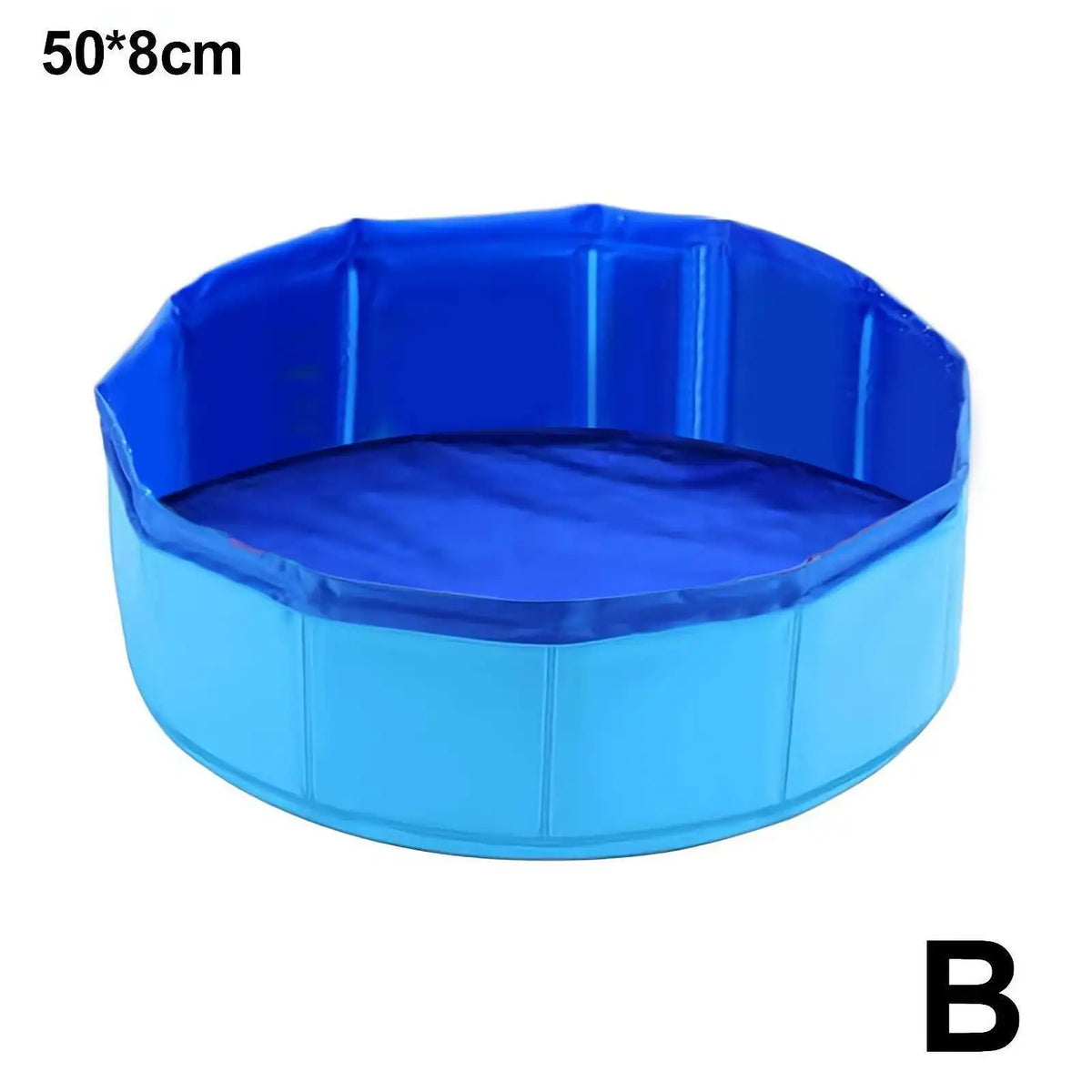 Foldable Pet Pool Bath Tub for Dogs & Cats Ocean Design